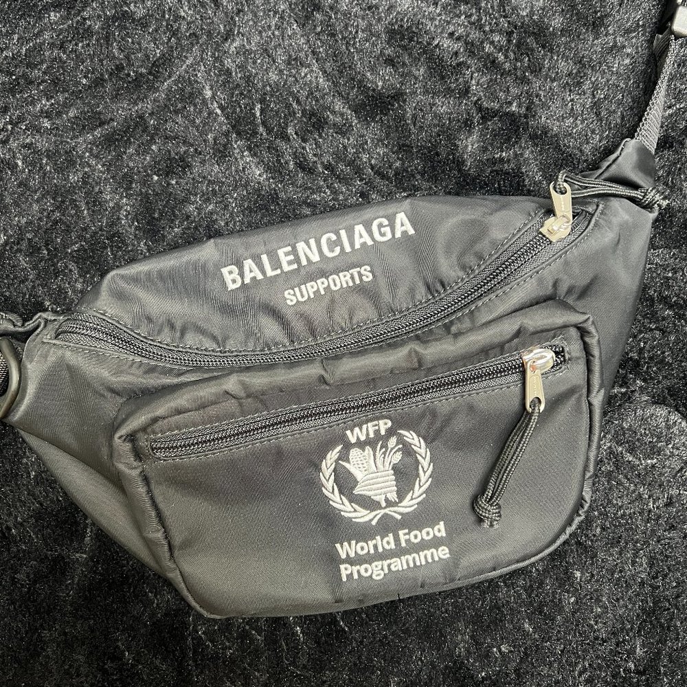 Balenciaga World Food Programme Waist Bag